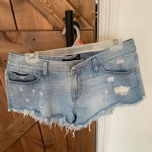 Denim shorts